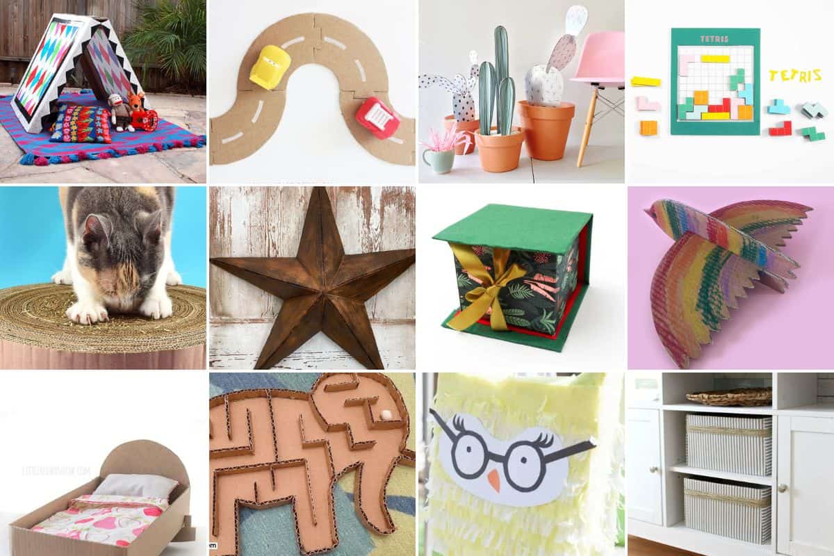 30 Awesome Things to Make with Cardboard - Crafty Blog Stalker